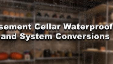 Basement Cellar Waterproofing and System Conversions